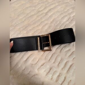 12th Tribe Black Belt with Silver Buckle